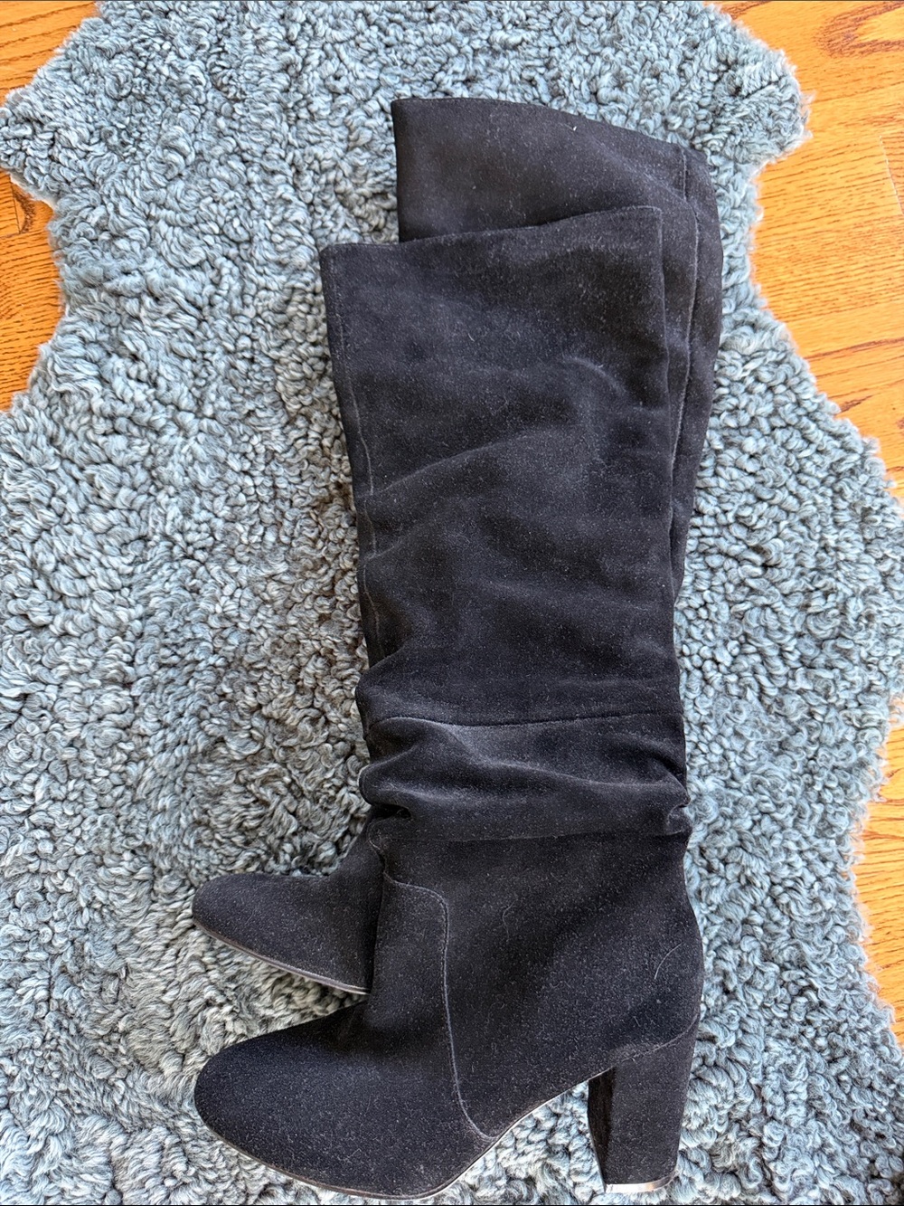 Steve Madden tall suede heeled boots